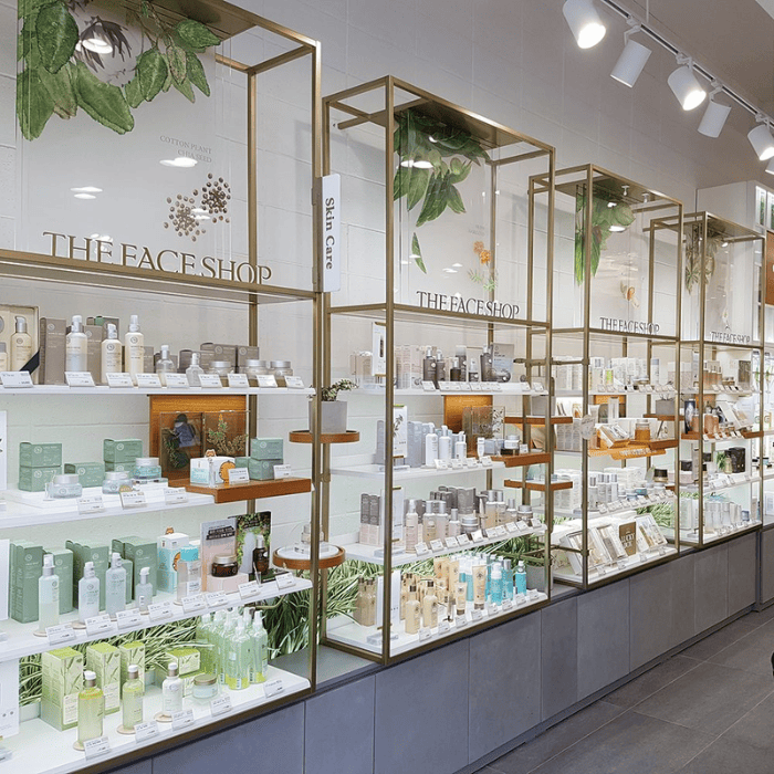 Các tiêu chí cần có trong thi công nội thất shop mỹ phẩm Đà Nẵng