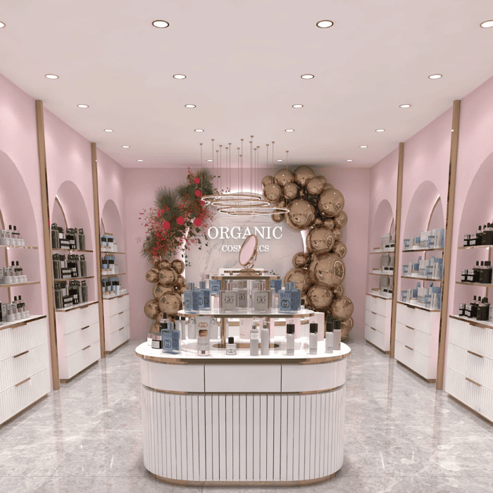 Tinh tế trong việc lựa chọn vật liệu thi công là điều các chủ shop nên có
